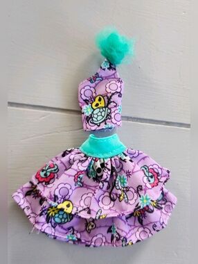 Mattel Monster High Create a Monster Replacement Dress Ruffled Purple Beautiful